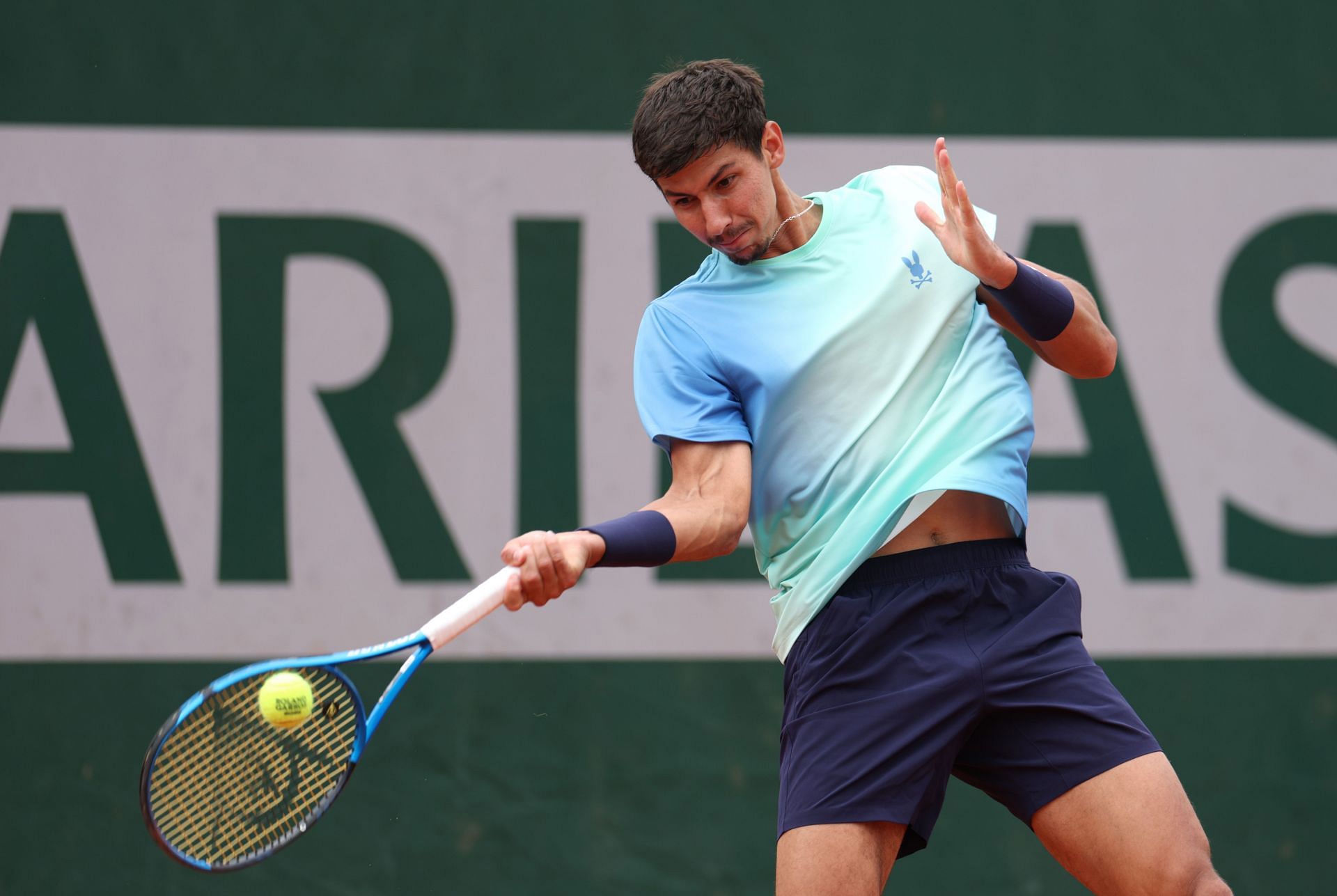 Alexei Popyrin at the 2025 French Open - Source: Getty